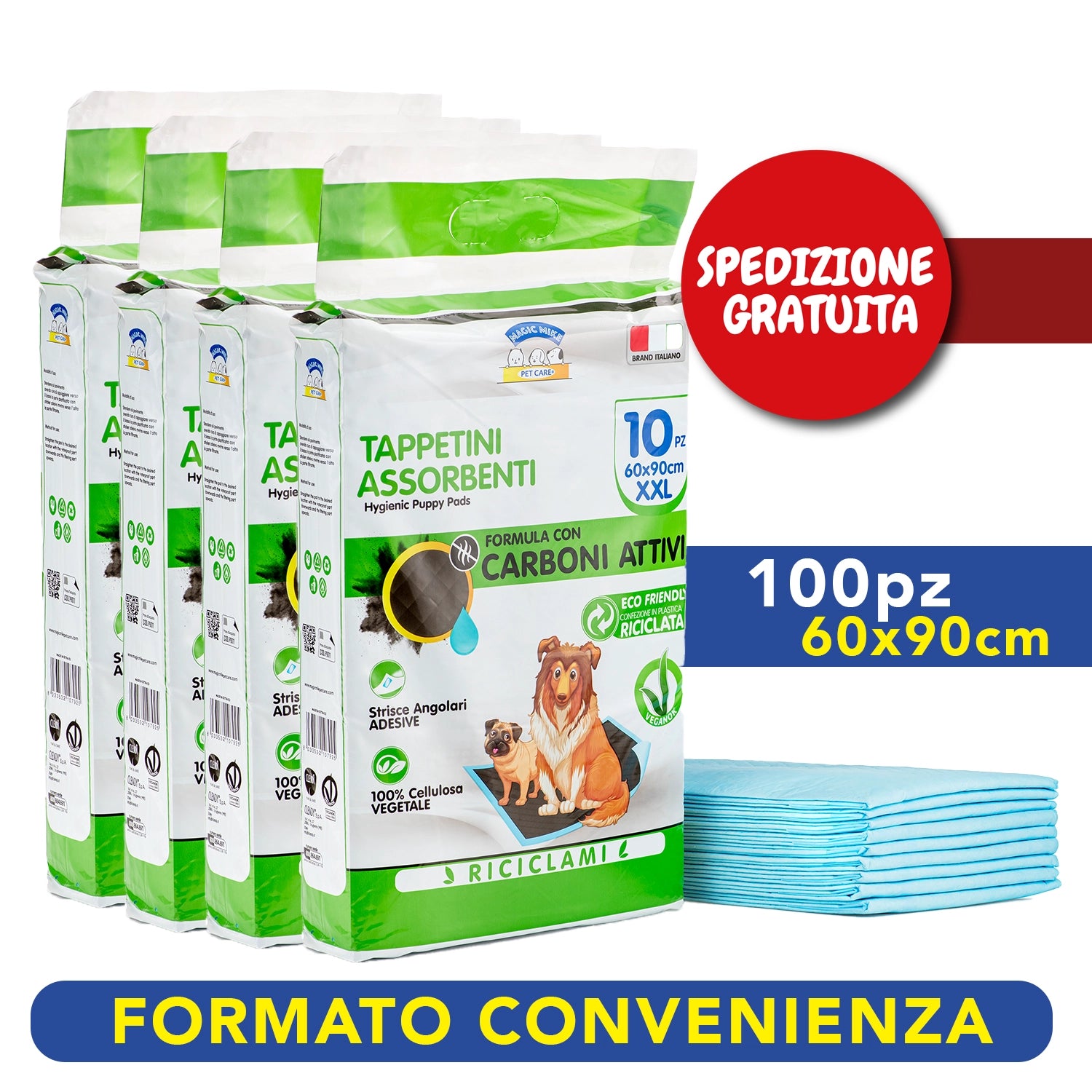 formato convenienza tappetini carbone