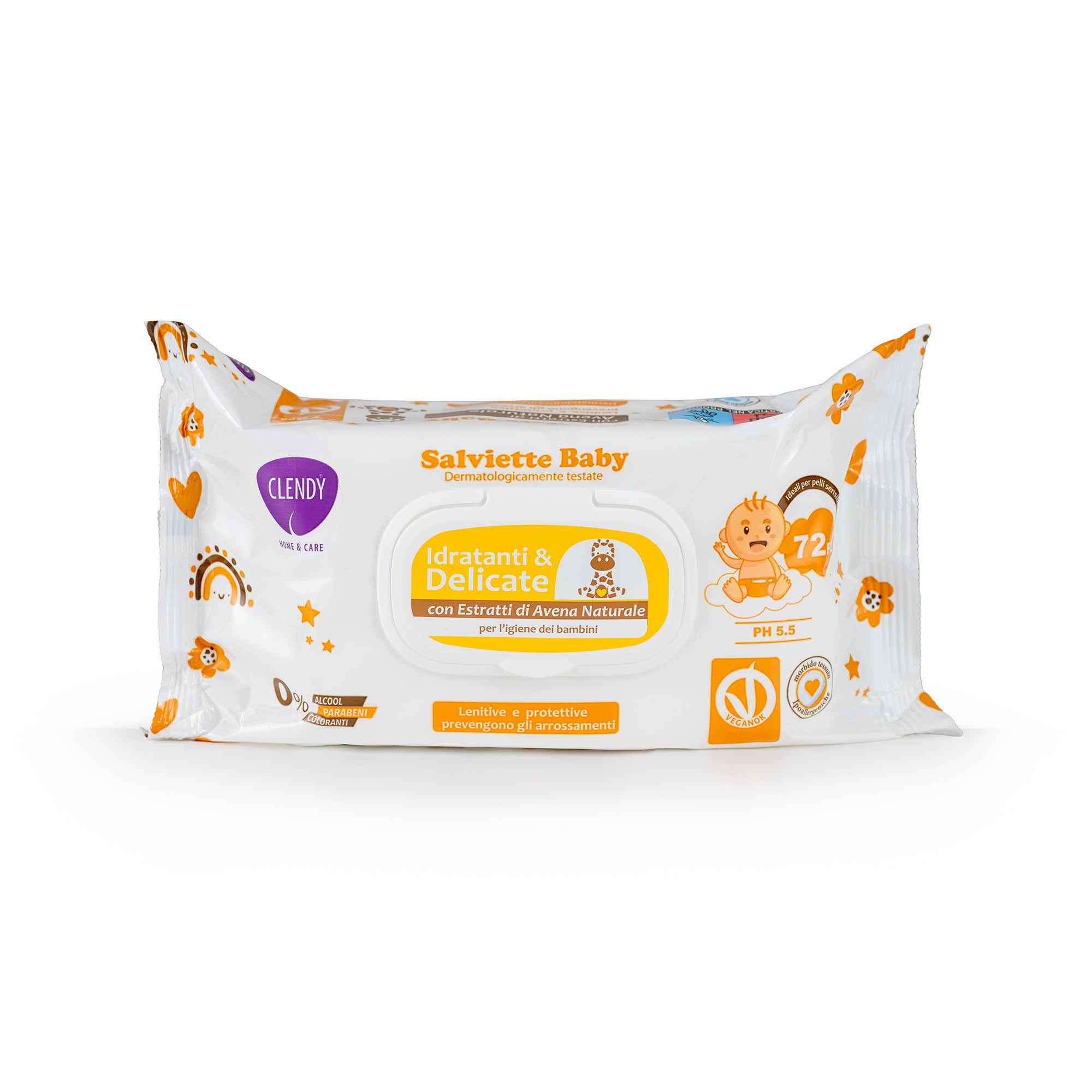 Salviette Detergenti Avena