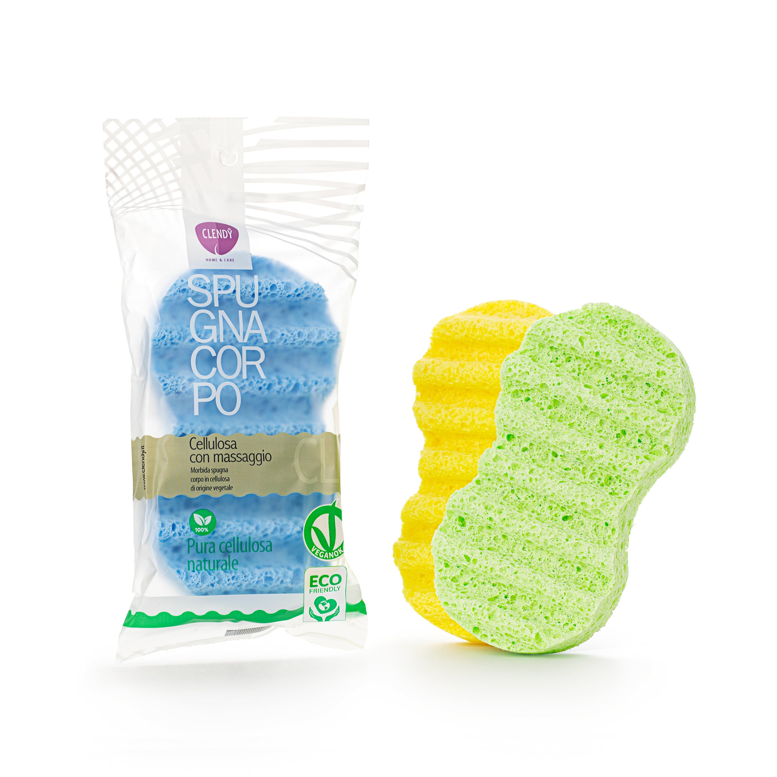 Spugna Corpo Cellulosa Massaggio