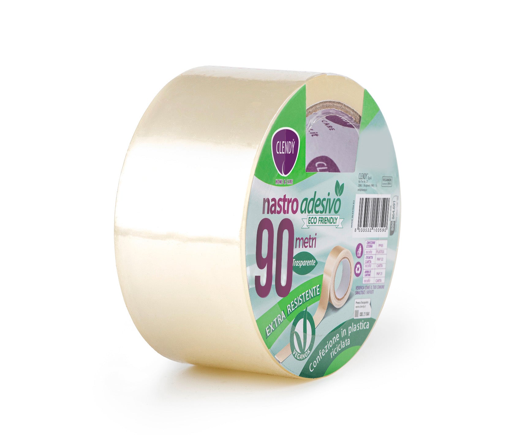 nastro adesivo 90 metri trasparente