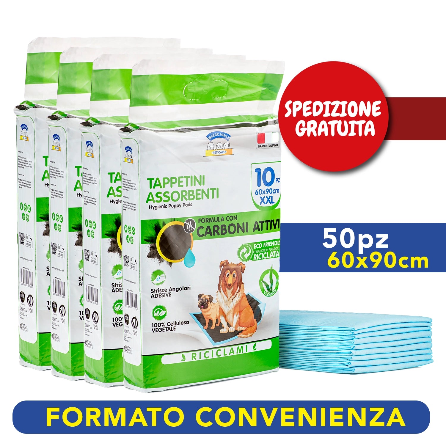 formato convenienza tappetini carbone