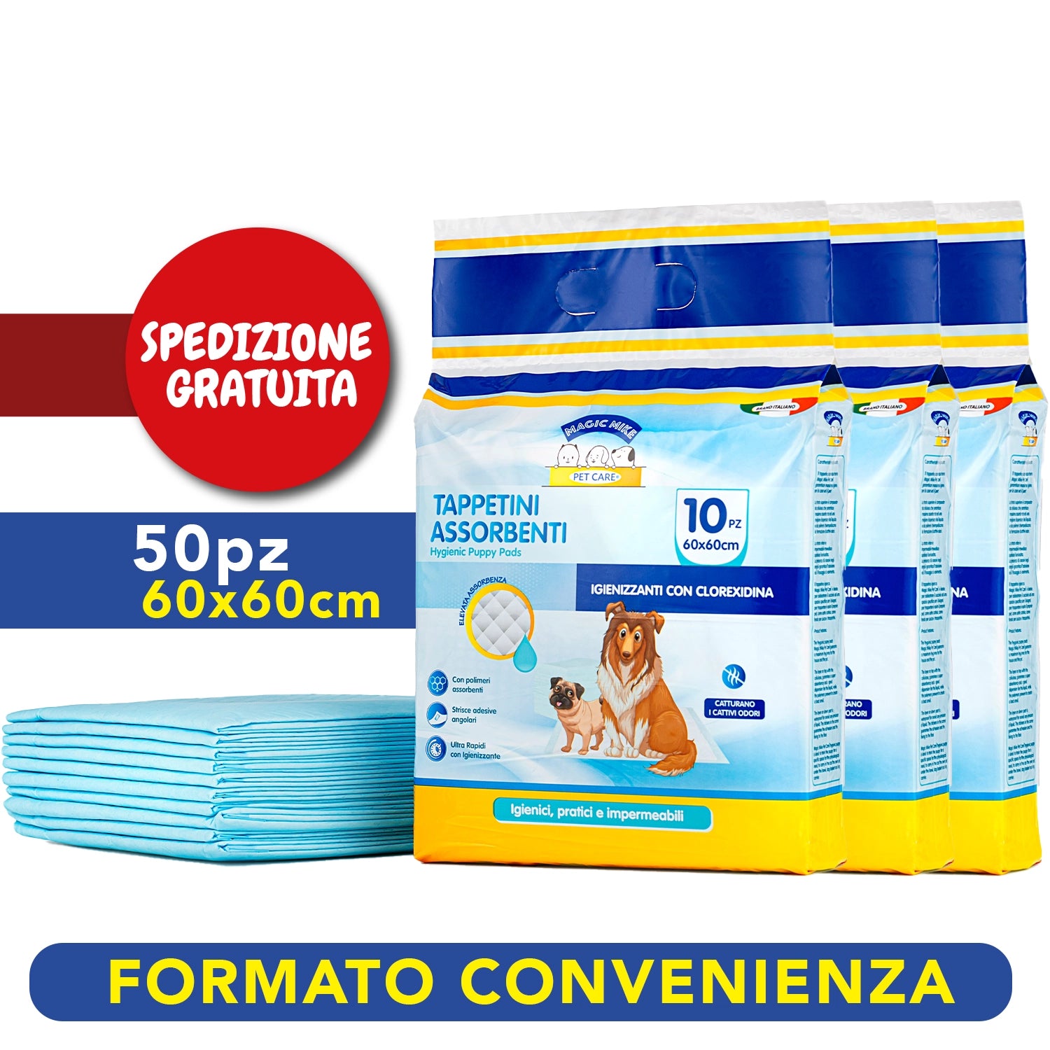 formato convenienza tappetini clorexidina
