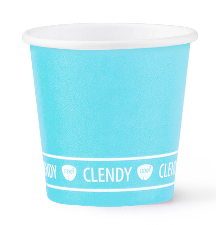 bicchierini compostabili azzurri