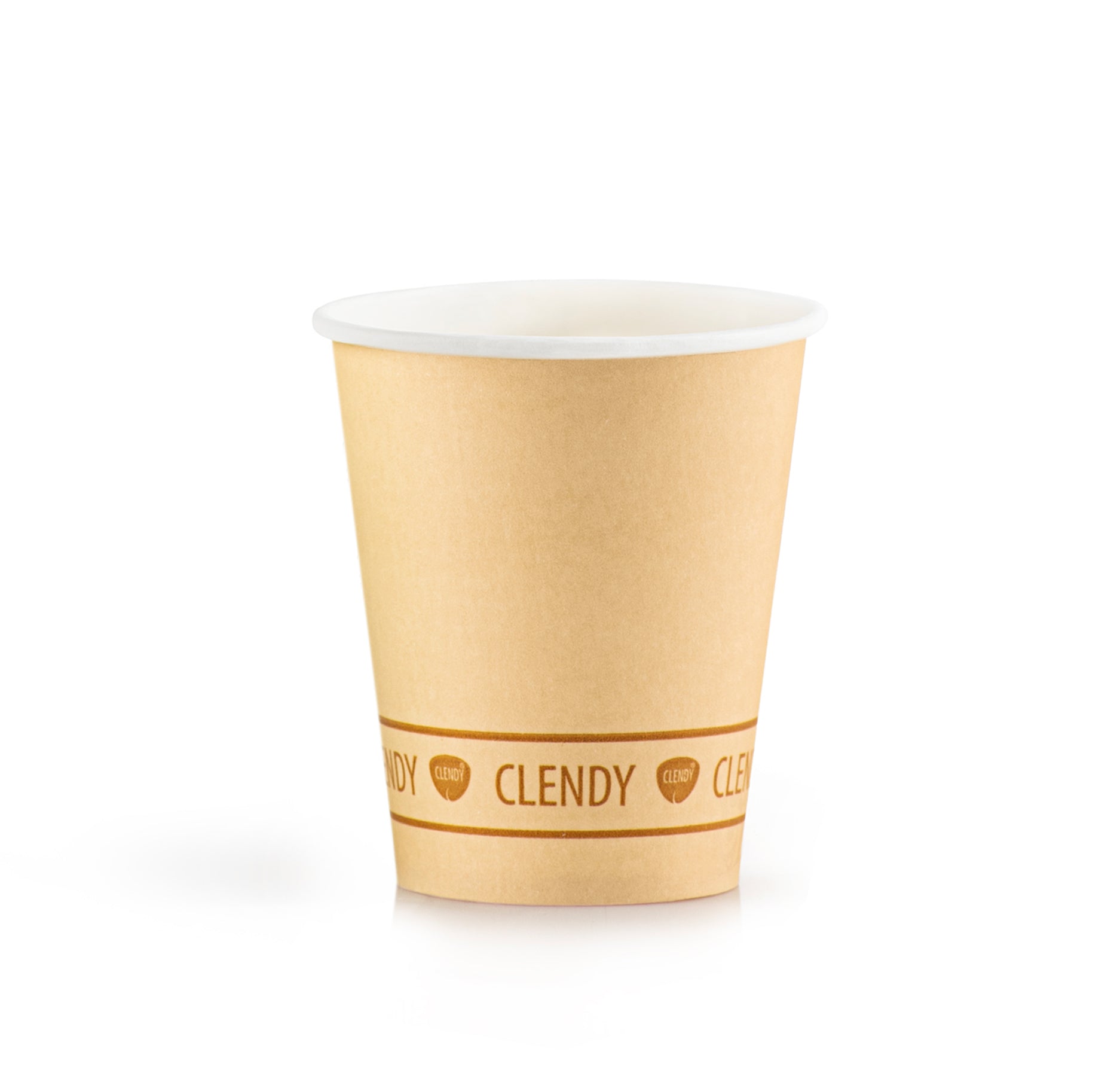 bicchiere compostabile cappuccino avana