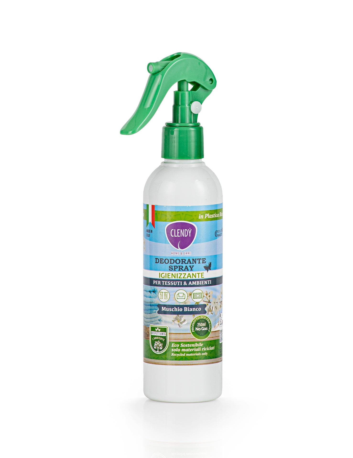 Spray Tessuti Ambienti Profumo Muschio Bianco Igienizzante 250 ml