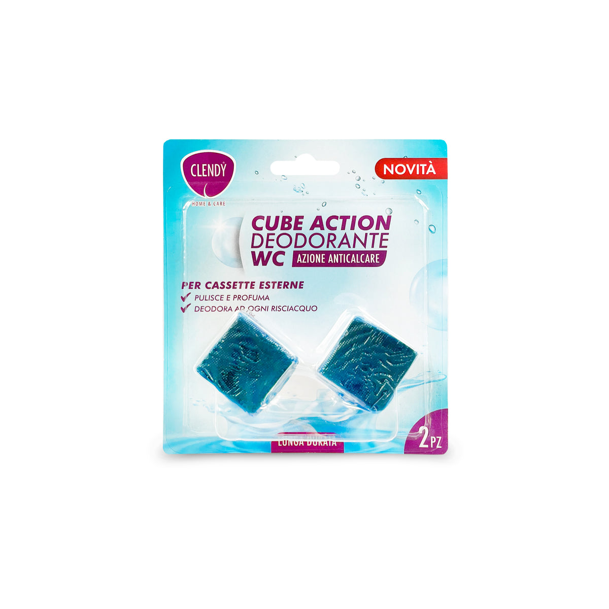 Deodorante WC Cube Action - 2pz