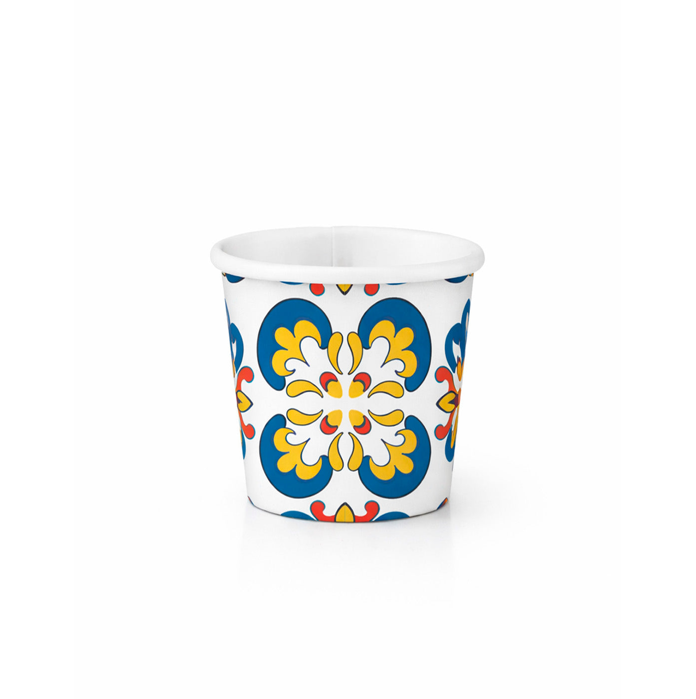 Bicchierini di Carta Compostabili MIX Maiolica - 50pz