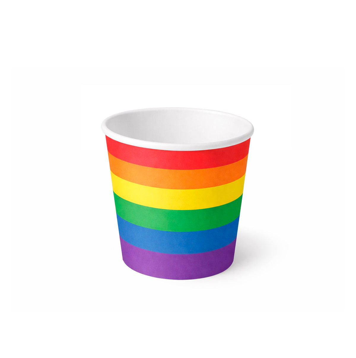 Bicchierini di Carta Compostabili 75ml Rainbow - 100pz