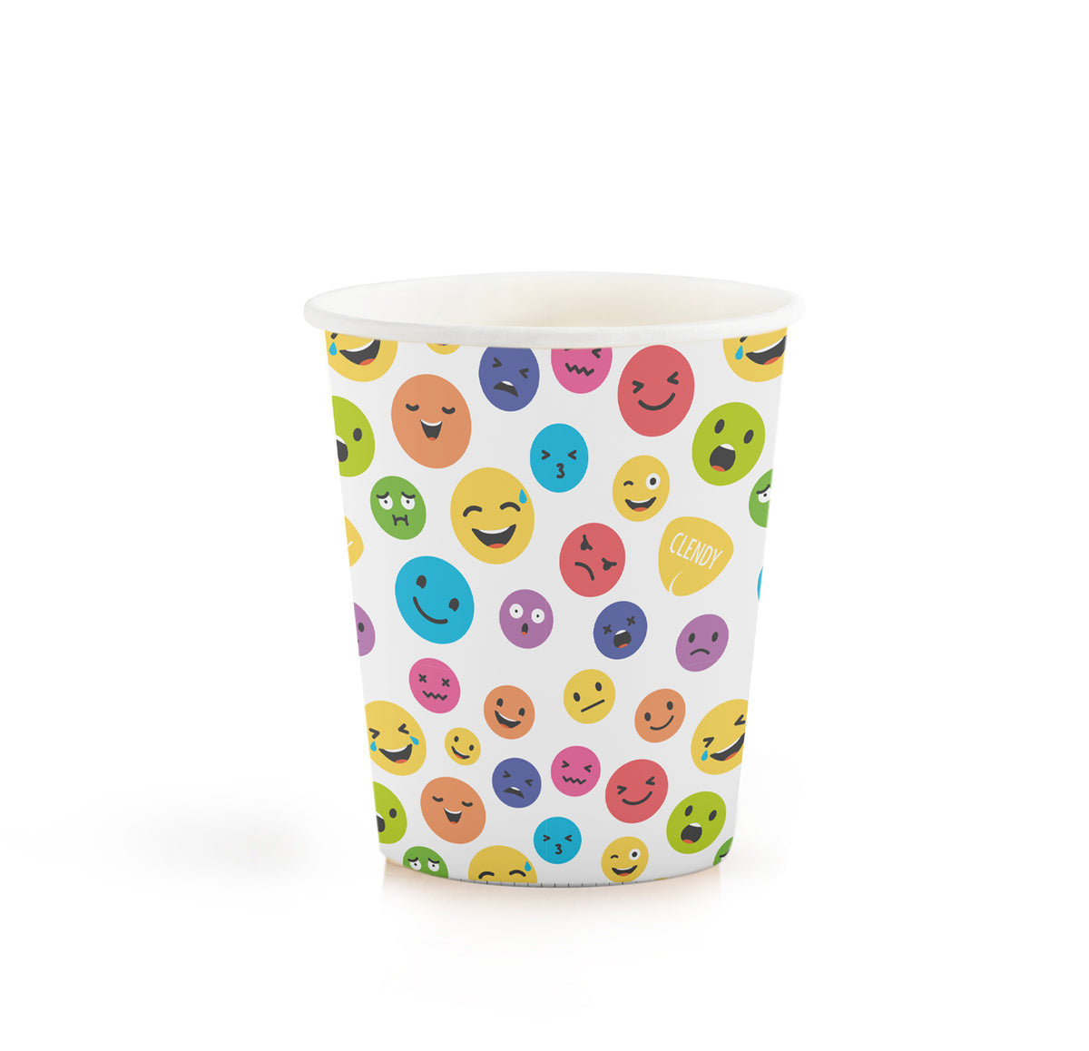 Bicchieri di Carta Compostabili EMOJI 240ml - 25pz