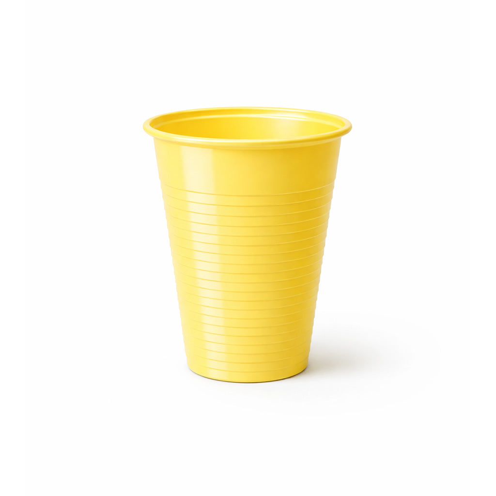 Bicchieri Riutilizzabili 200ml Gialli - 50pz