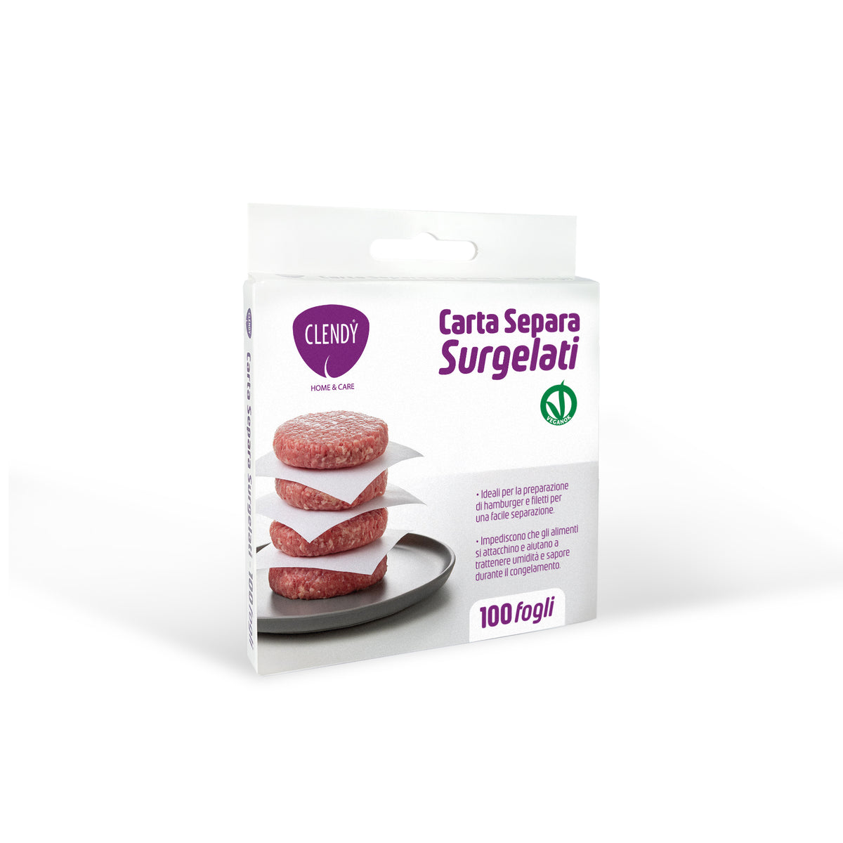 CARTA SEPARA SURGELATI CLENDY – 100 FOGLI