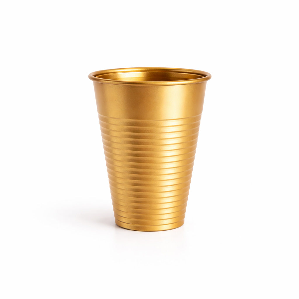 Bicchieri Riutilizzabili 200ml Oro - 50pz