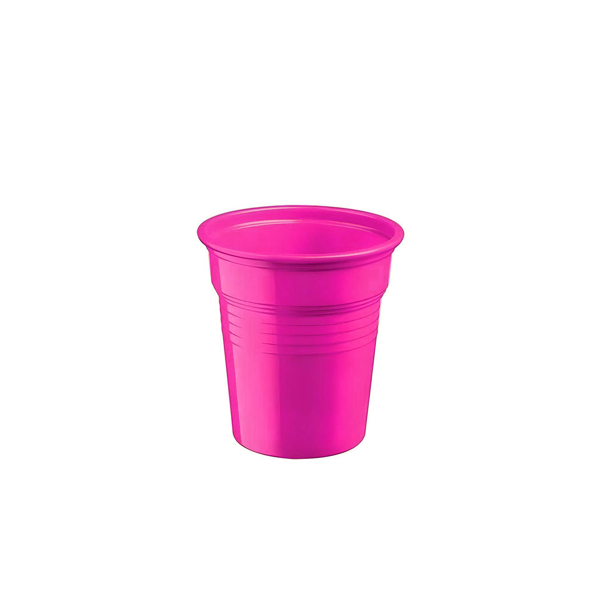 Bicchieri in Plastica Riutilizzabili – Fucsia 80 cc