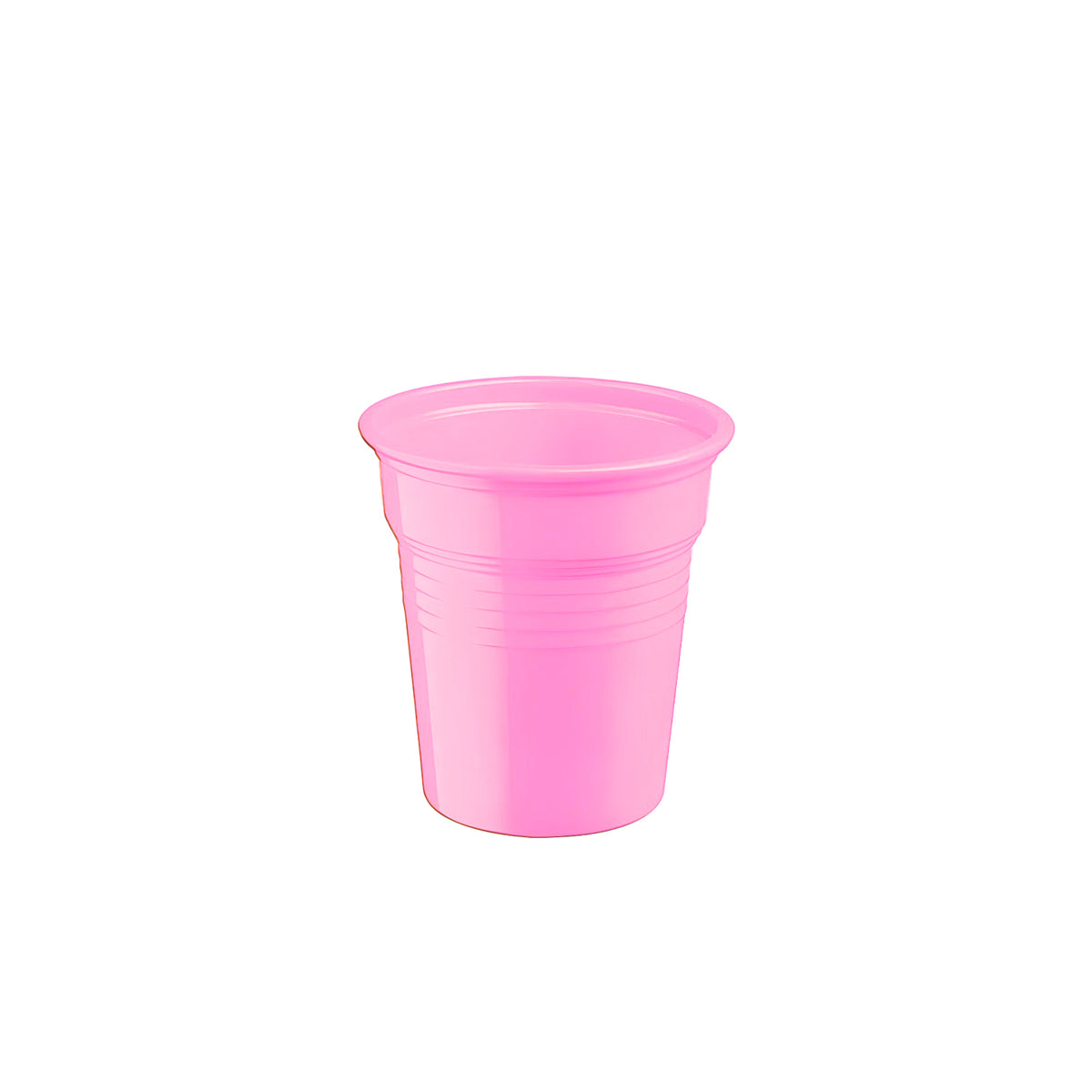 Bicchieri in Plastica Riutilizzabili – Rosa 80 cc
