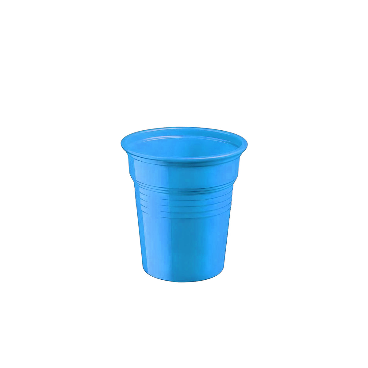 Bicchieri in Plastica Riutilizzabili – Azzurro 80 cc