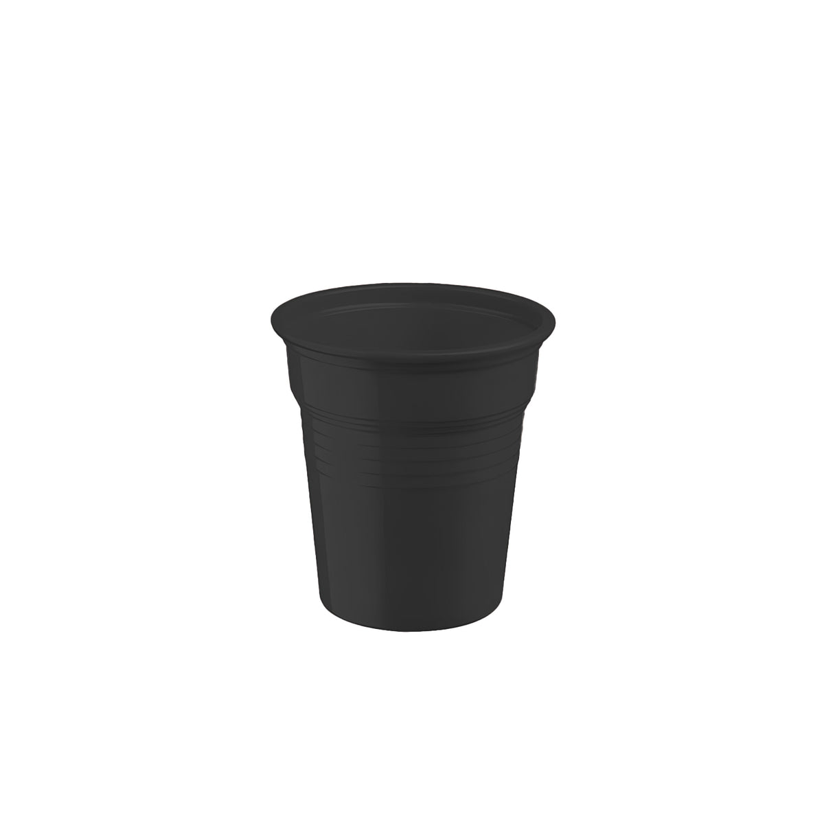 Bicchieri in Plastica Riutilizzabili – Nero 80 cc