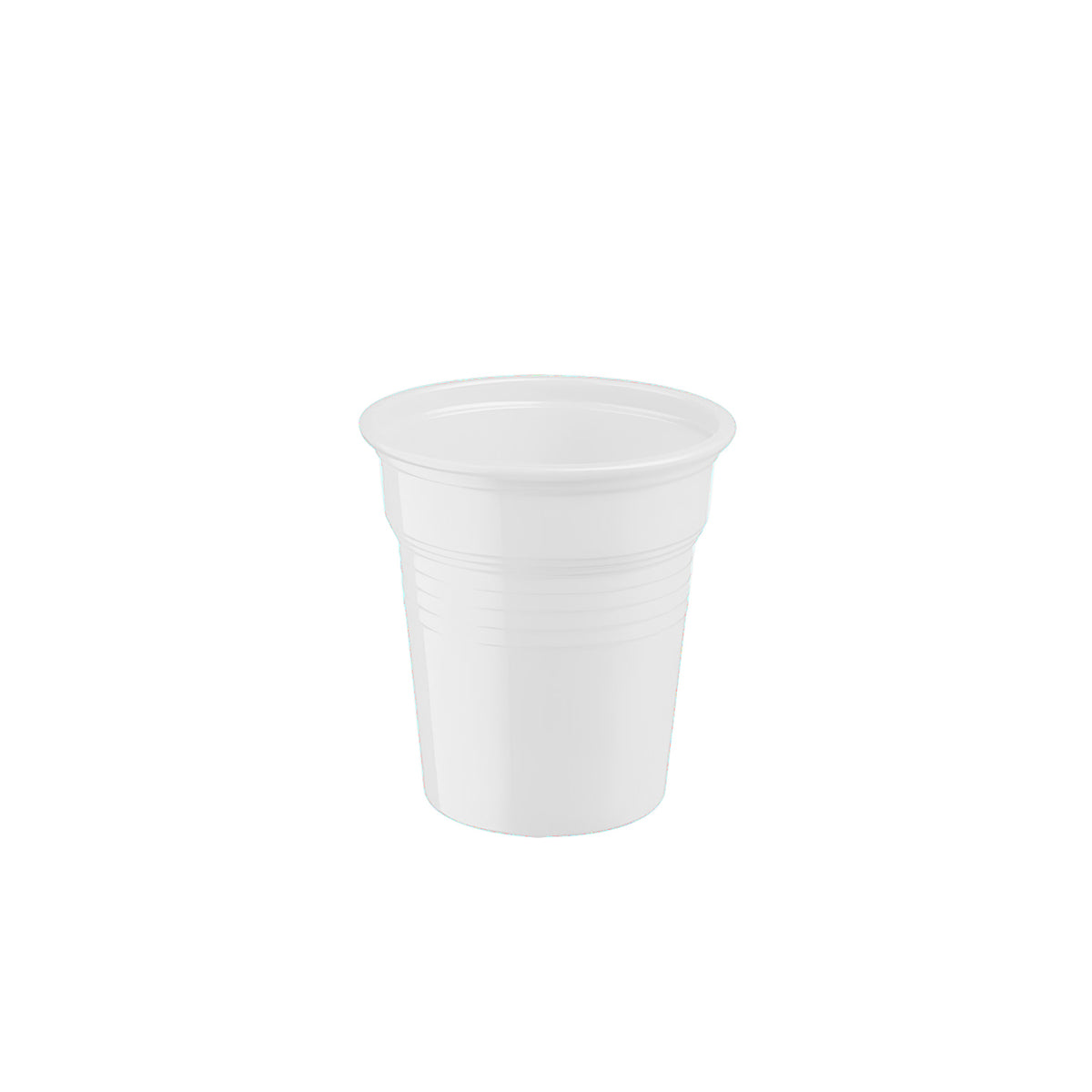 Bicchieri in Plastica Riutilizzabili – Bianco 80 cc - 100 Pezzi