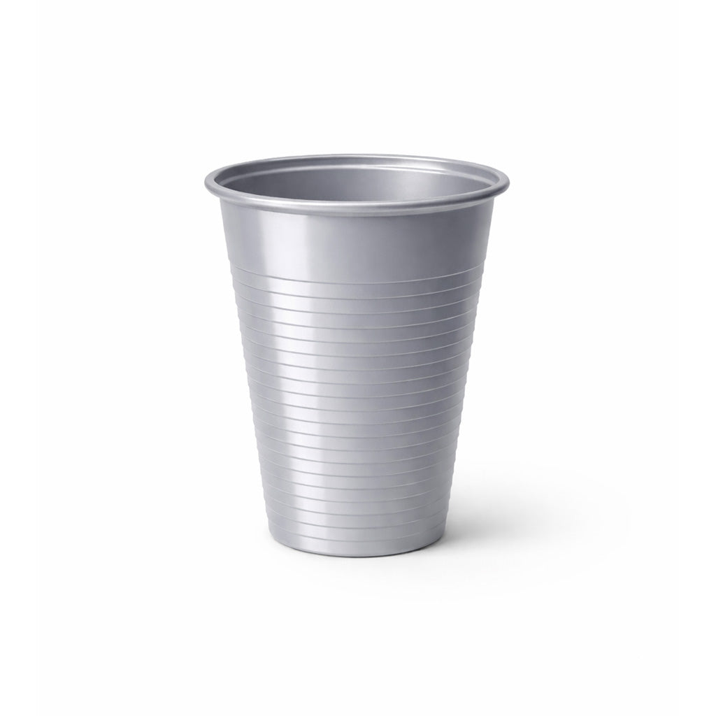 Bicchieri Riutilizzabili 200ml Argento - 50pz