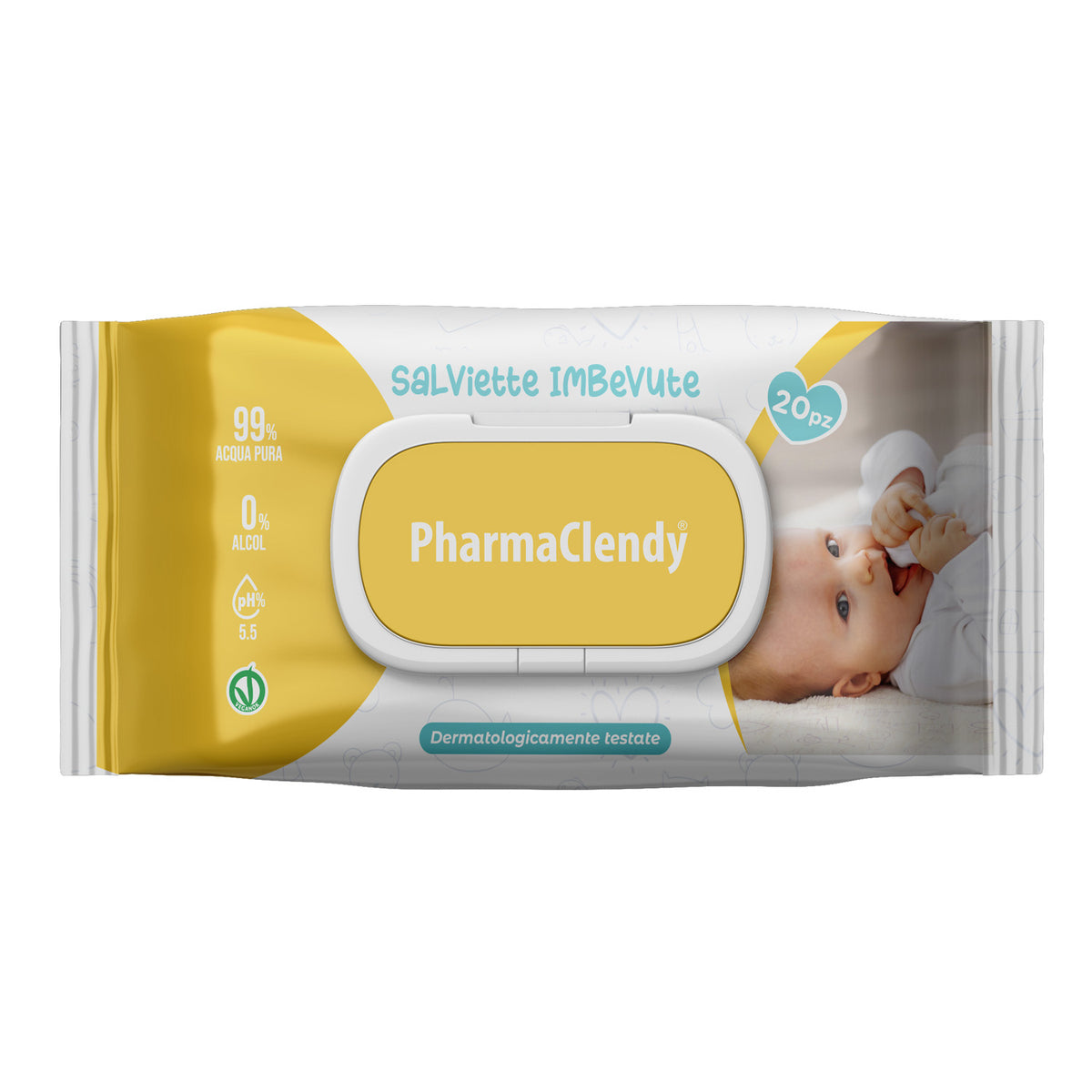 PharmaClendy – Salviette Imbevute - 20 pz